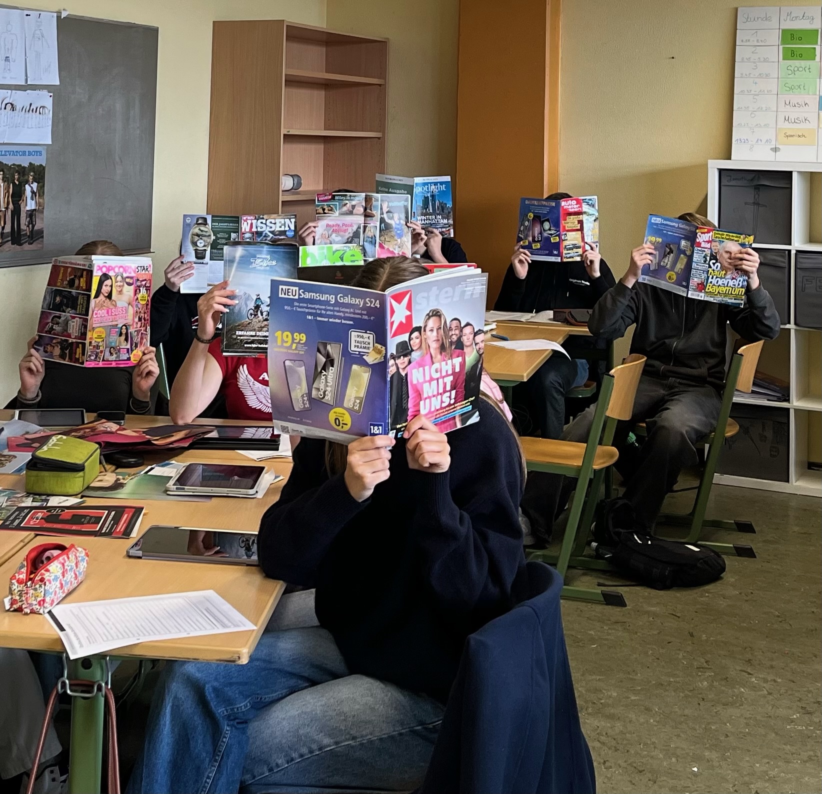 Projekt „Zeitschriften in Schulen“