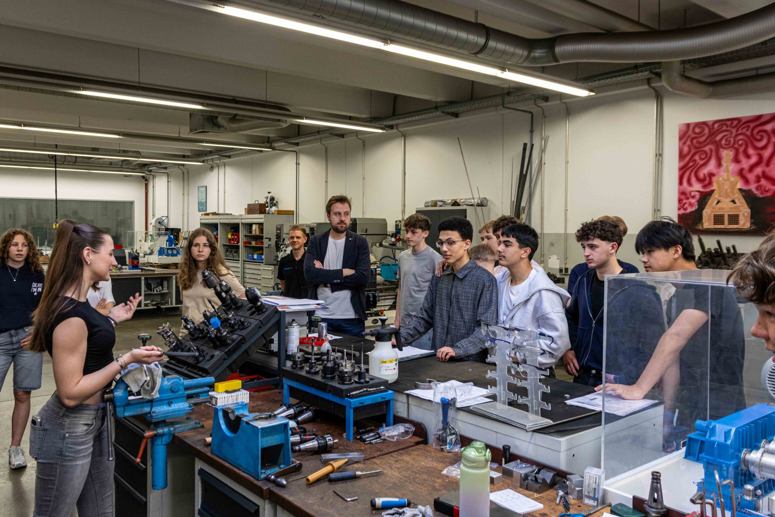 Abschluss des CNC-Projekts mit der Firma Köppern