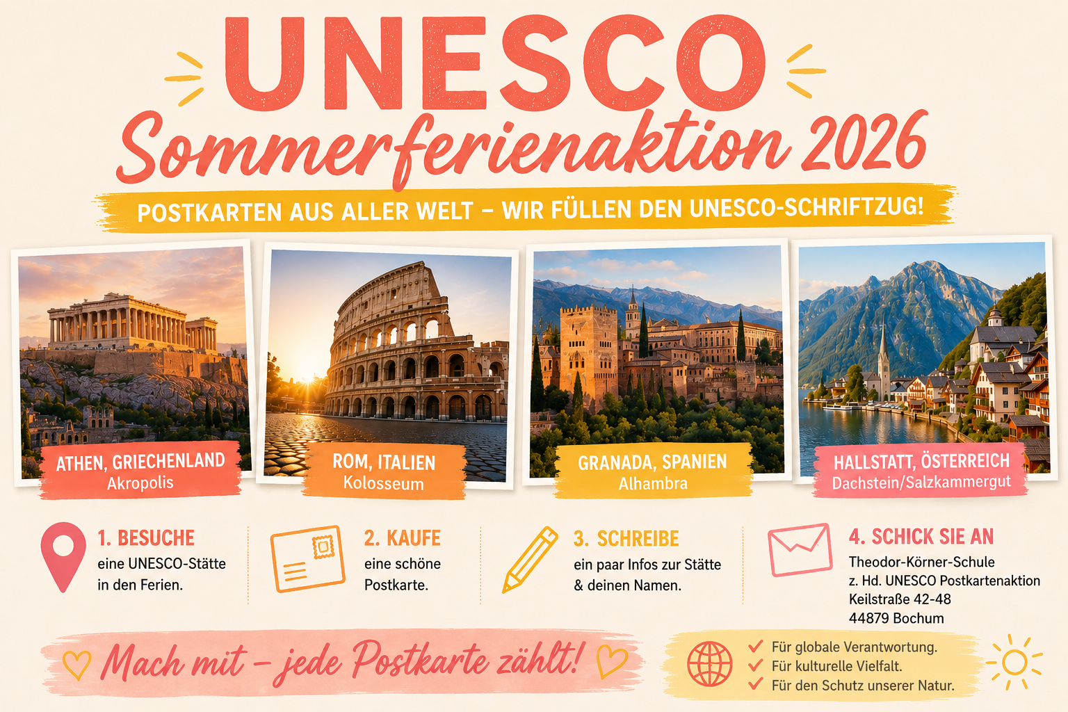 UNESCO Sommerferienaktion 2026