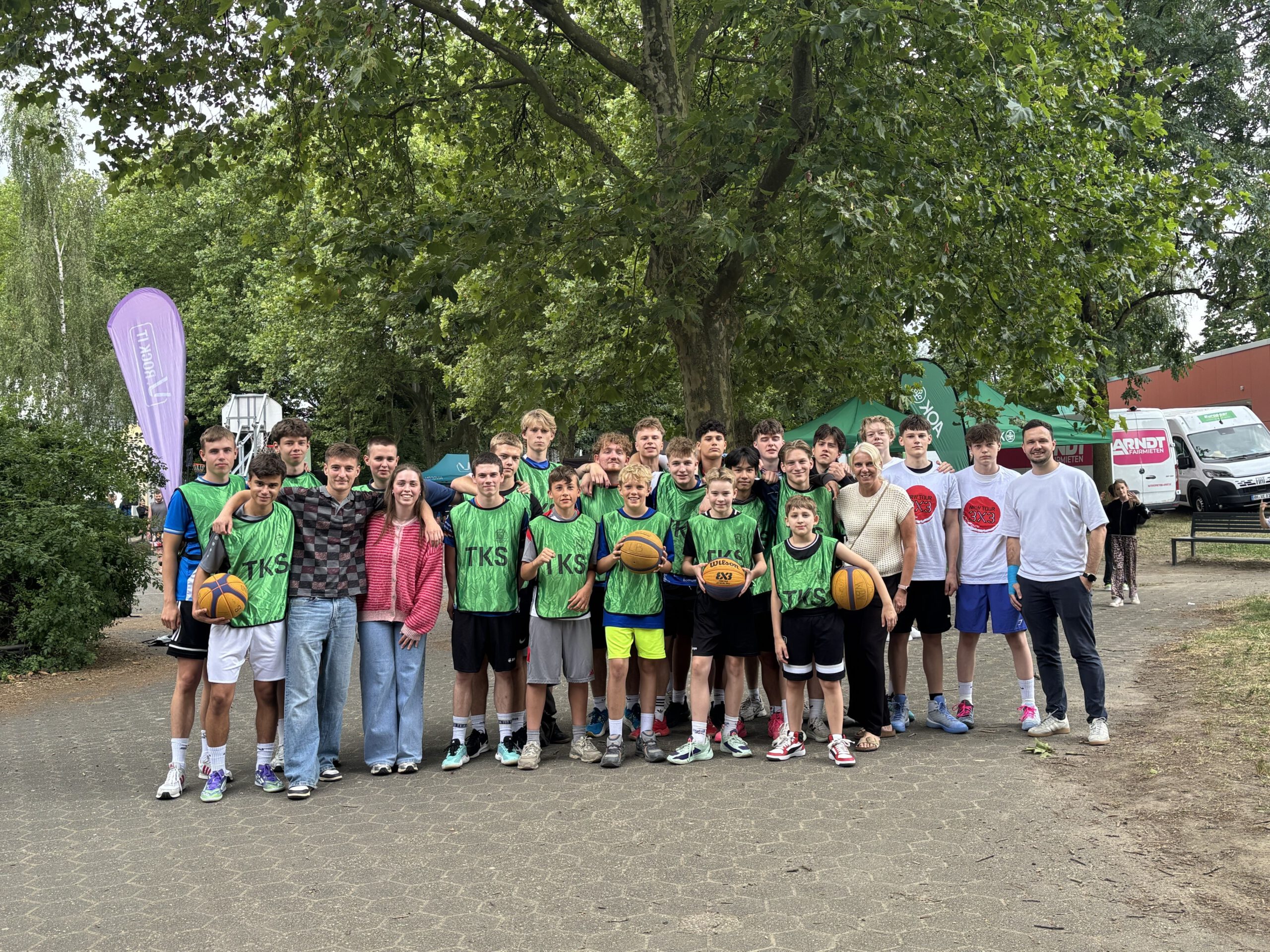 Starker Auftritt bei der NRW-Tour 3×3 Basketball