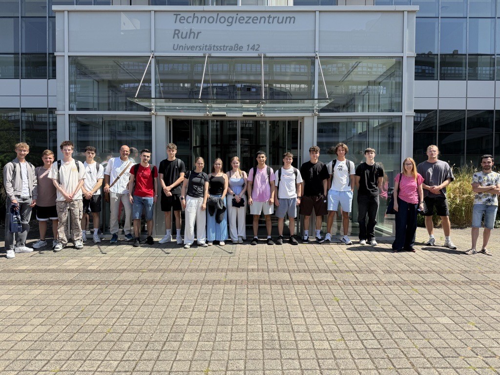 Exkursion des Informatikkurses der Q1 ins Schülerlabor der RUB